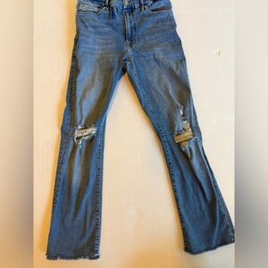 Good American Good Legs Distressed Blue Women's Jeans